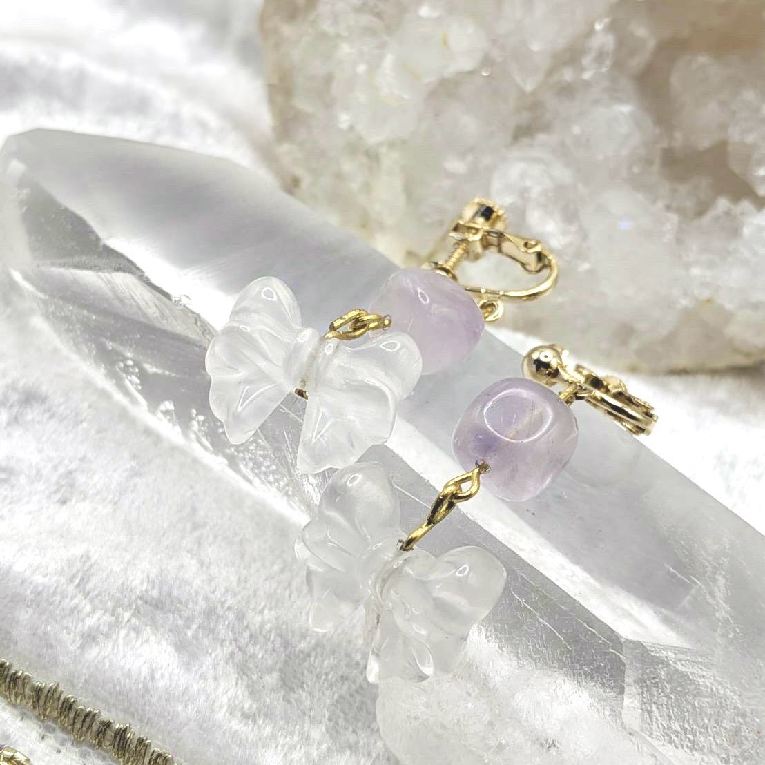 Natural Stone Earrings